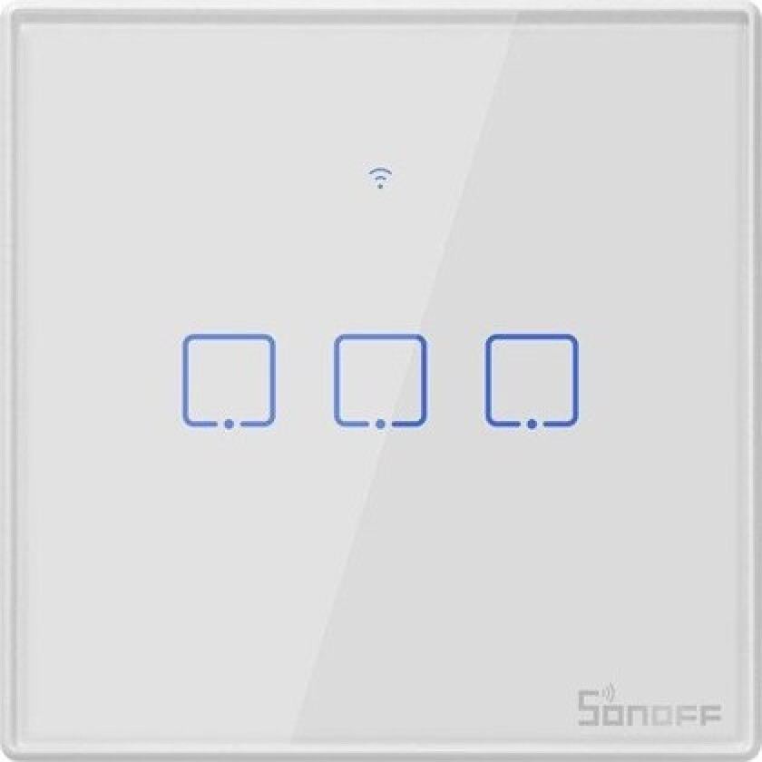 Smart Switch WiFi + RF 433 Sonoff T2 EU TX (3-channel)