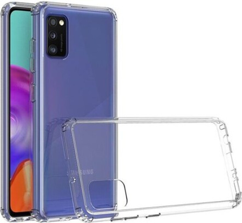 Screenor Hybrid Bumper - Baksidedeksel for mobiltelefon - gjennomsiktig - for Samsung Galaxy A21s