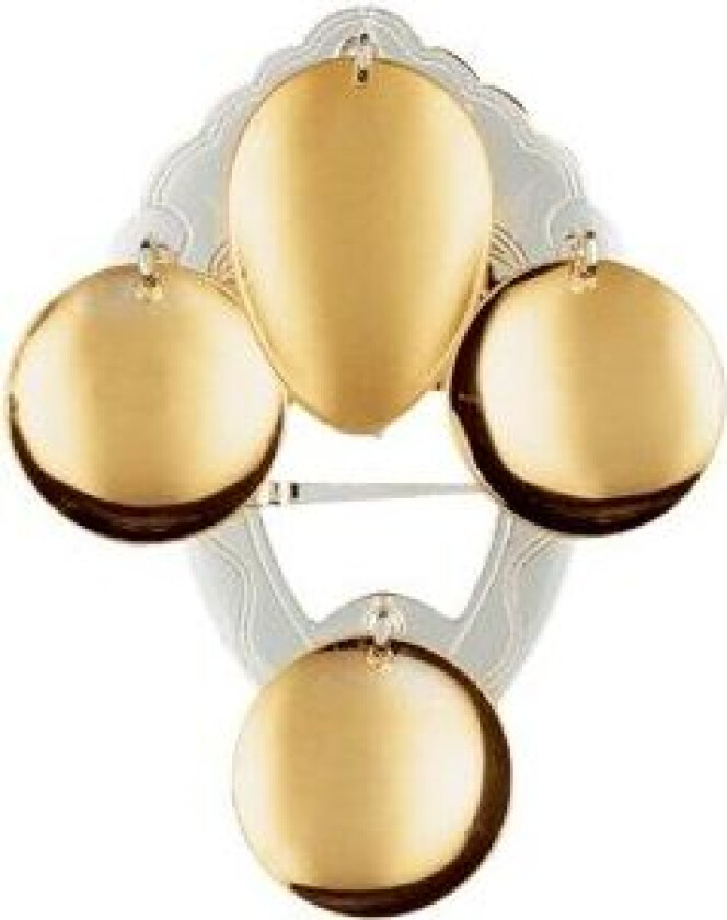 Sølje Agder i 830 hvitt og forgylt sølv