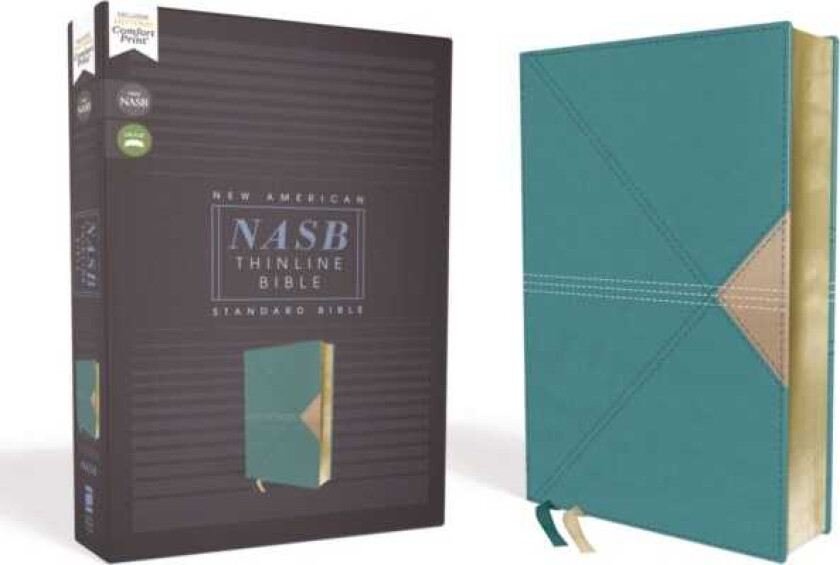 NASB, Thinline Bible, Leathersoft, Teal, Red Letter, 1995 Text, Comfort Print