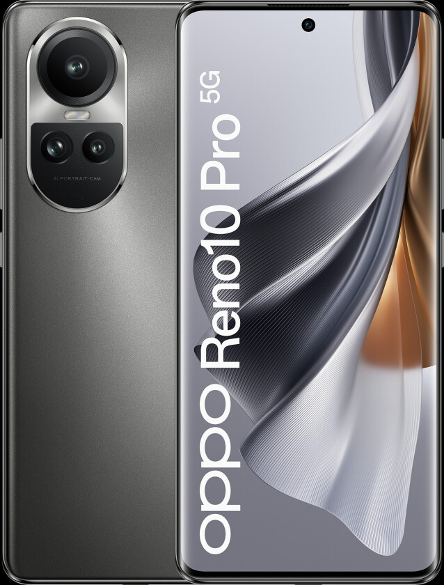 Oppo Reno 10 Pro 5G, 17 cm (6.7"), 12 GB, 256 GB, 50 MP, Android 13, Grå, Sølv