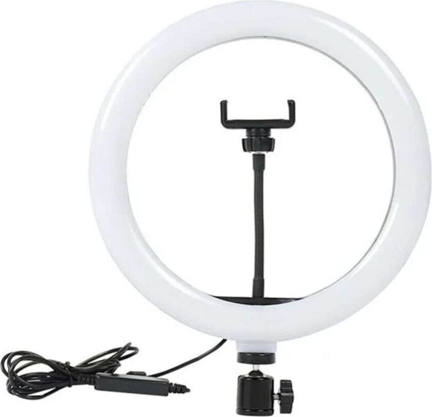 10 tommer Selfie Ring Lys, Fotografi Fyll Lys Led Ring Lampe Ringlight