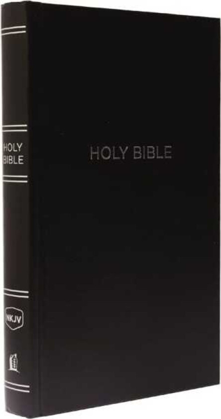 NKJV, Pew Bible, Hardcover, Black, Red Letter, Comfort Print