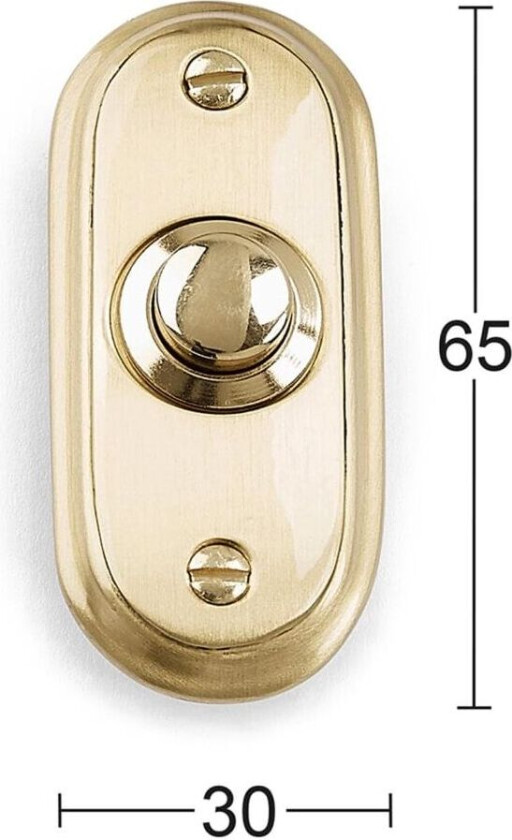 Ringeklokke 541 Matt messing Habo