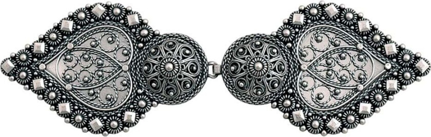 Bilde av Beltespenne Telemark i 830 oksidert sølv