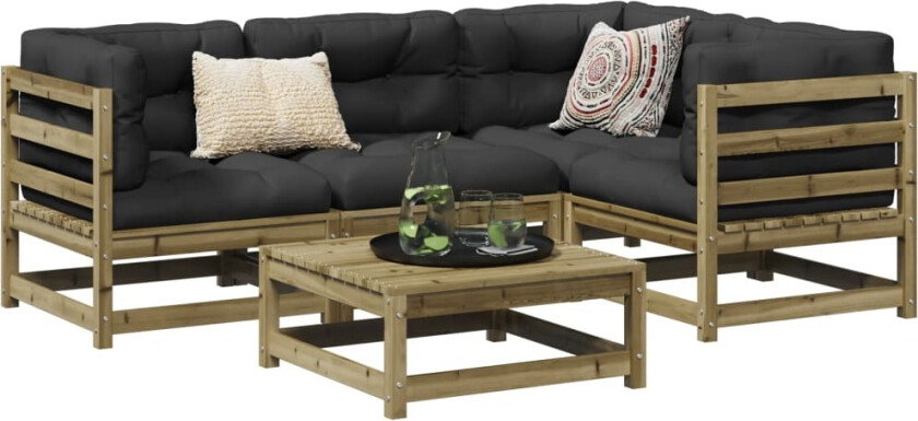 Hagesofagruppe 5 deler impregnert furu