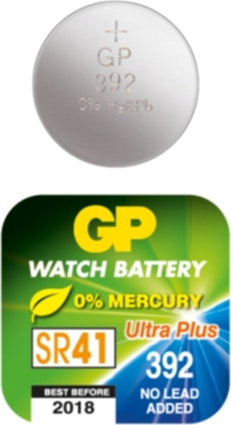 Battery silver oxide 392F/384/SR41 1-pack