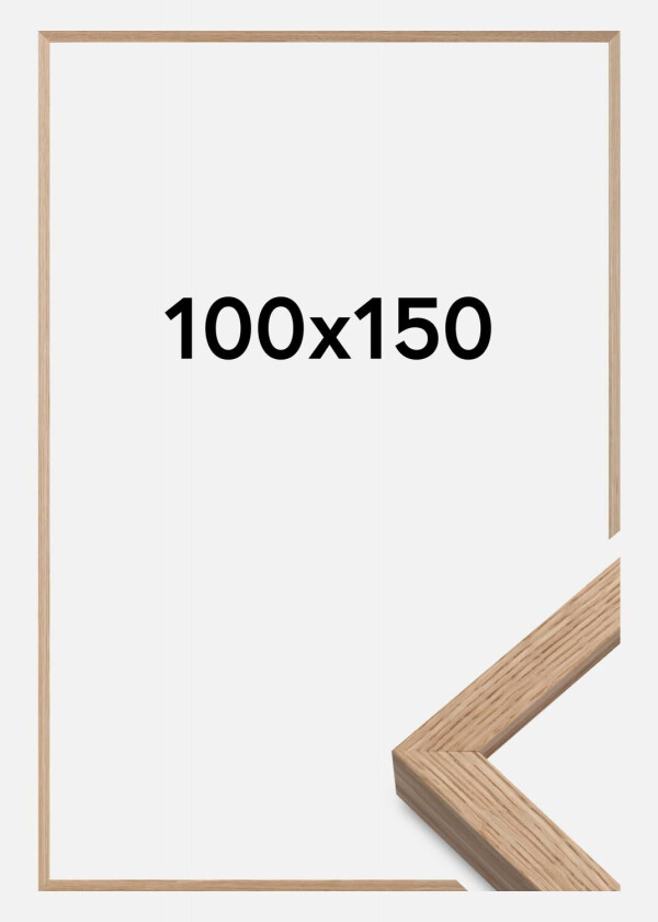 Ramme Amanda Box Akrylglass Eik 100x150 Cm