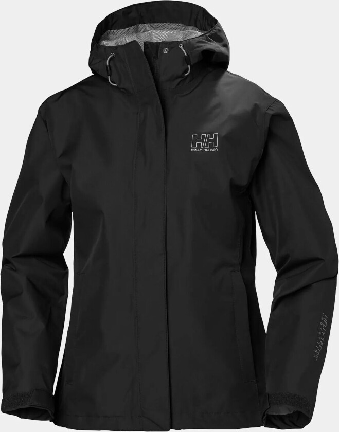 Dame Seven J Pustende Regnjakke Svart 3xl Svart3XL