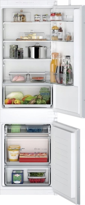 iQ100 KI86VNSE0, 267 L, SN-ST, 4,2 kg/24t, E, Fresh zone, avlukke, Hvit