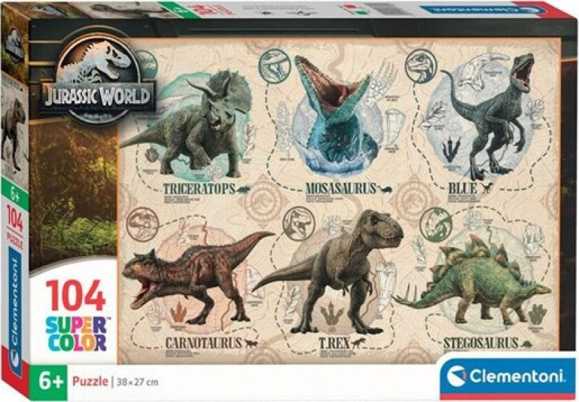Jurassic World puzzle 104pcs