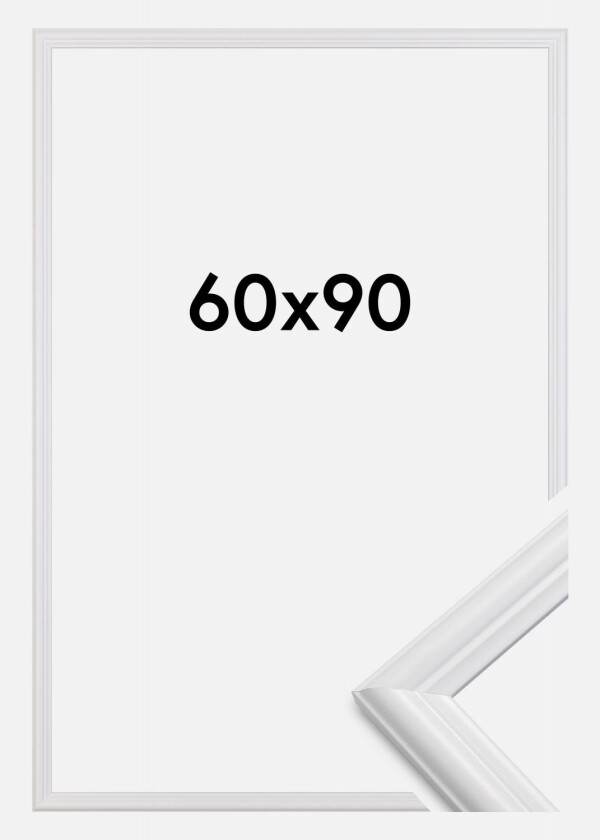 Ramme Siljan Hvit 60x90 Cm