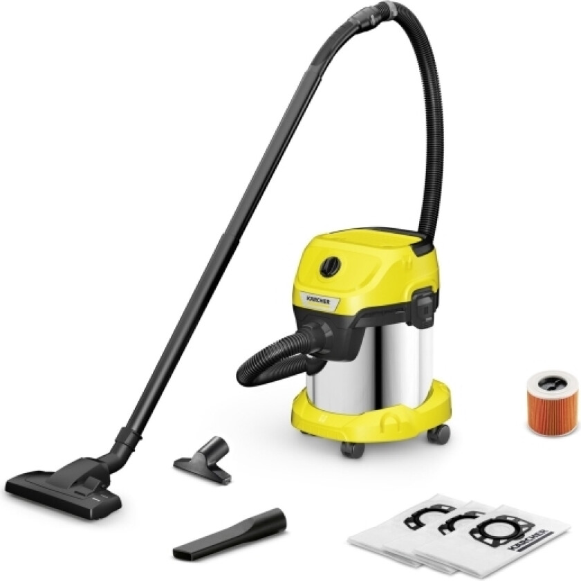 Våt- og tørrstøvsuger Kärcher WD 3 S 1000 W 15 L