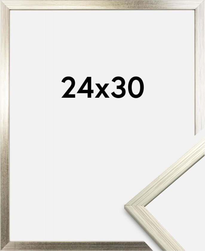 Ramme Edsbyn Akrylglass Sølv 24x30 Cm