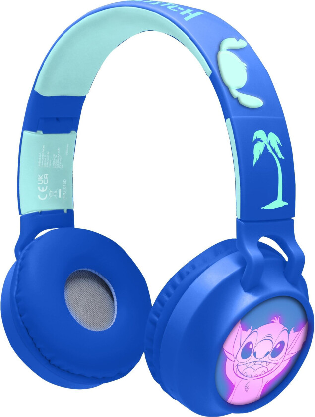- Stitch Rechargeable headphones with lights (HPBT015D)