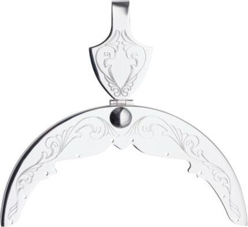 Veskebøyle Agder i forsølvet messing