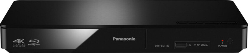 Bilde av DVD-Spiller Blu-ray Panasonic Corp. DMP-BDT180EG LAN 4K Svart