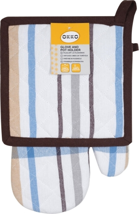 Okko Glove+Oven Mitt Pmm/G14151r 18X31/20X20