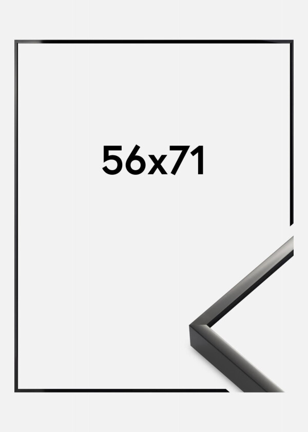 Ramme Premium Alpha Blank Svart 56x71 Cm