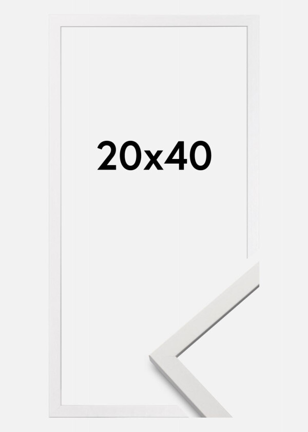 Ramme Edsbyn Hvit 20x40 Cm