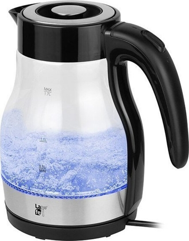 Vannkoker Lafe CEG017 Svart gjennomsiktig glassplast 2200 W 1,7 L