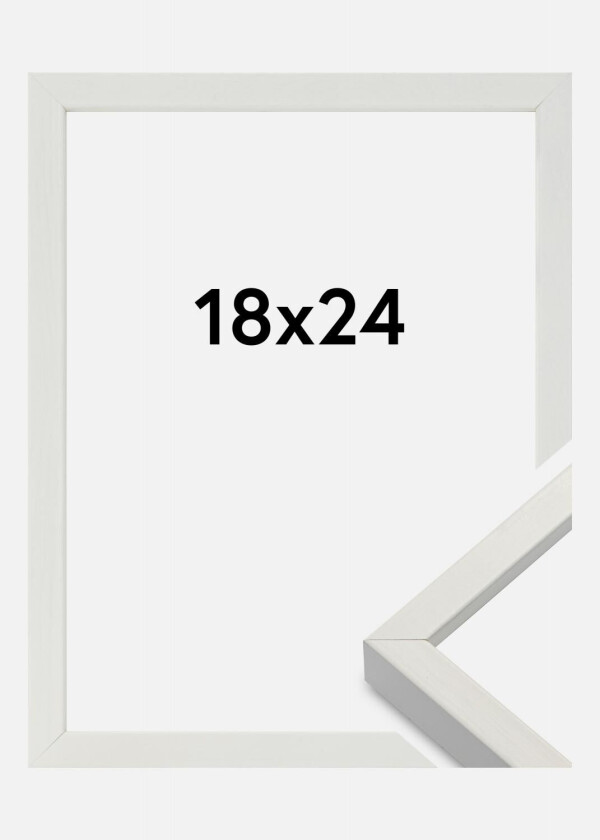 Focus Ramme Vivaldi Hvit 18x24 Cm