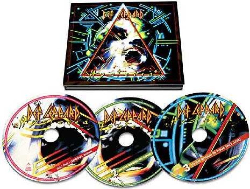 Def Leppard : Hysteria CD Deluxe Album 3 discs (2017) Pre-Owned