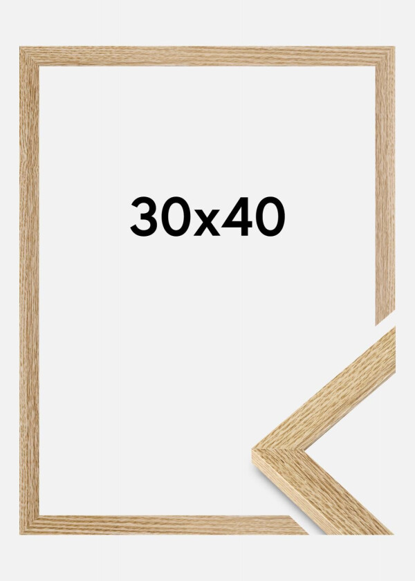 Ramme Selection Akrylglass Eik 30x40 Cm