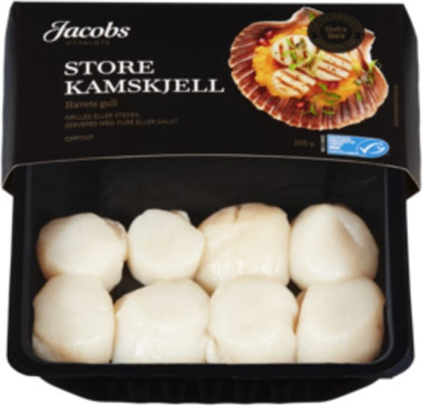 Kamskjell Msc Rå 200g