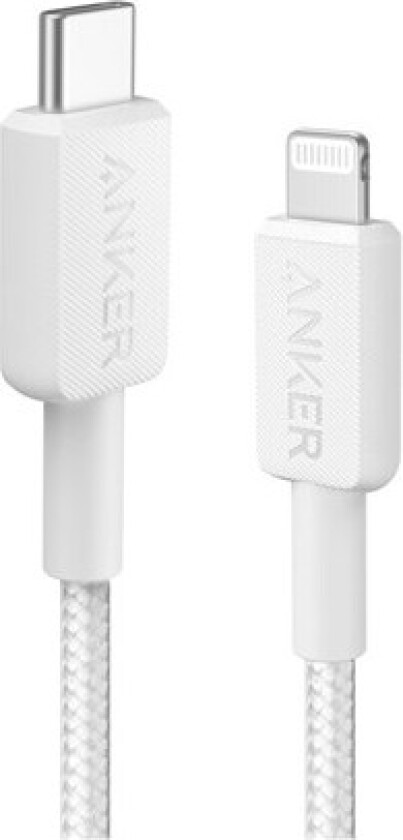 Lightning-Kabel Anker A81B6G21 Hvit 1,8 m