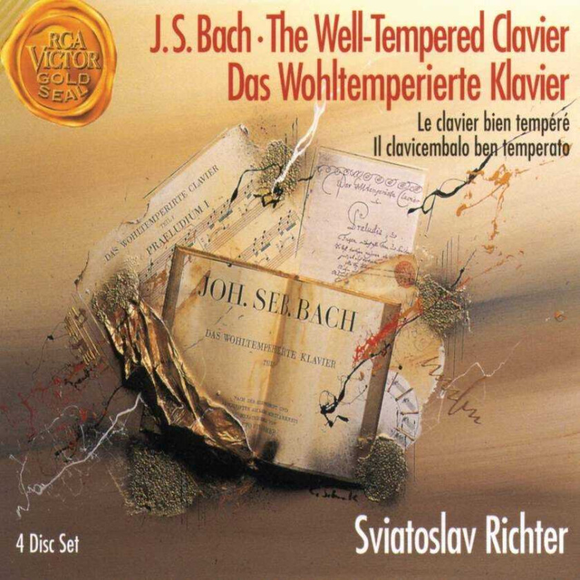 Sviatoslav Richter : Well-tempered Clavier, The (Richter) CD 4 discs (1992)