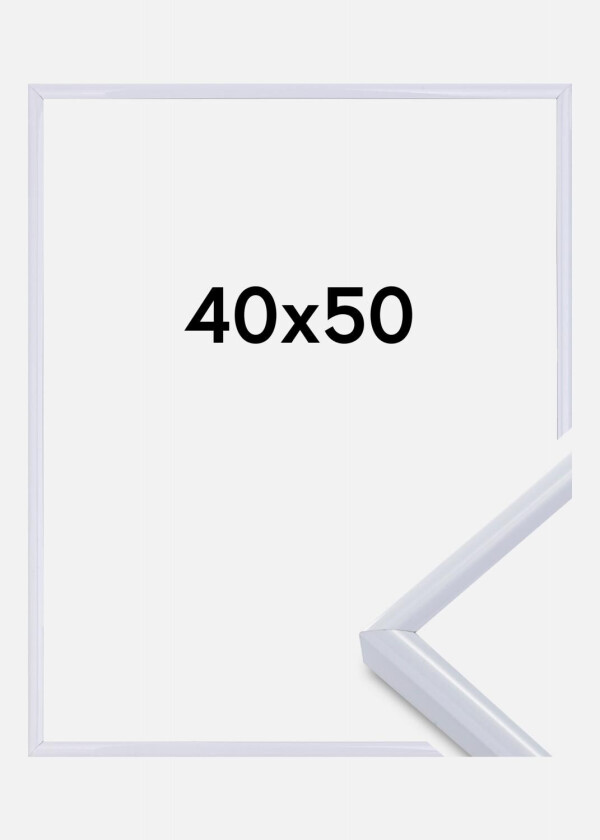Ramme Victoria Akrylglass Hvit 40x50 Cm
