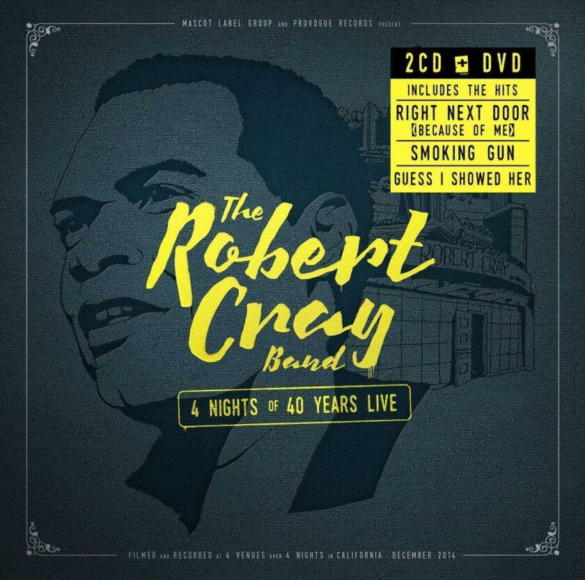 Bilde av Robert Cray : 4 Nights of 40 Years Live CD Deluxe Album with DVD 3 discs