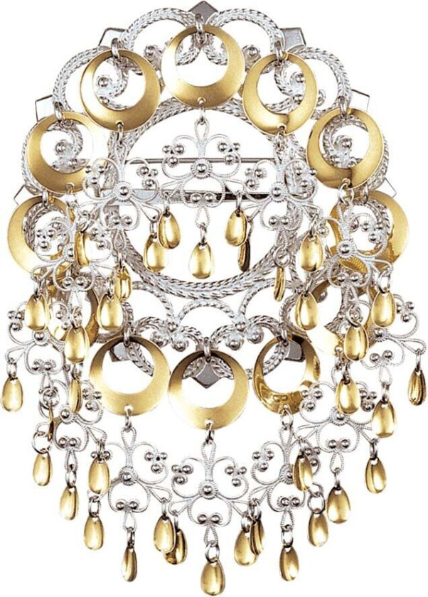 Bilde av Sølje Follo i 830 hvitt og forgylt sølv