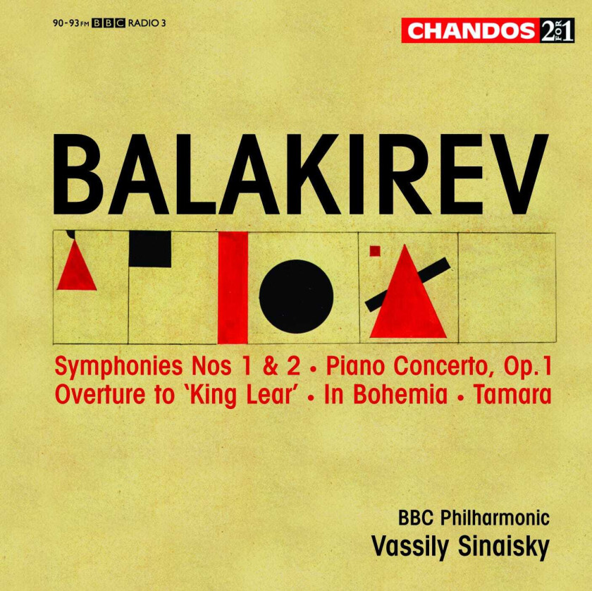 Mily Alexeyevich Balakirev : Symphony No. 1, King Lear Overture, in Bohemia