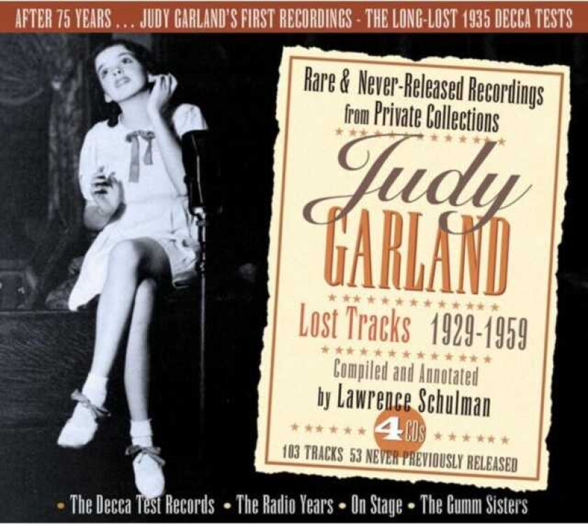 Judy Garland : Lost Tracks 1929-1959 CD 4 discs (2010)