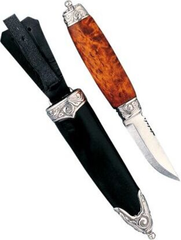 Bilde av Bunadskniv Ola i 925 oksidert sølv