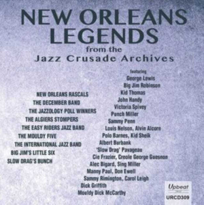 Various Artists : New Orleans Legends from the Jazz Crusade Archives CD (2021)