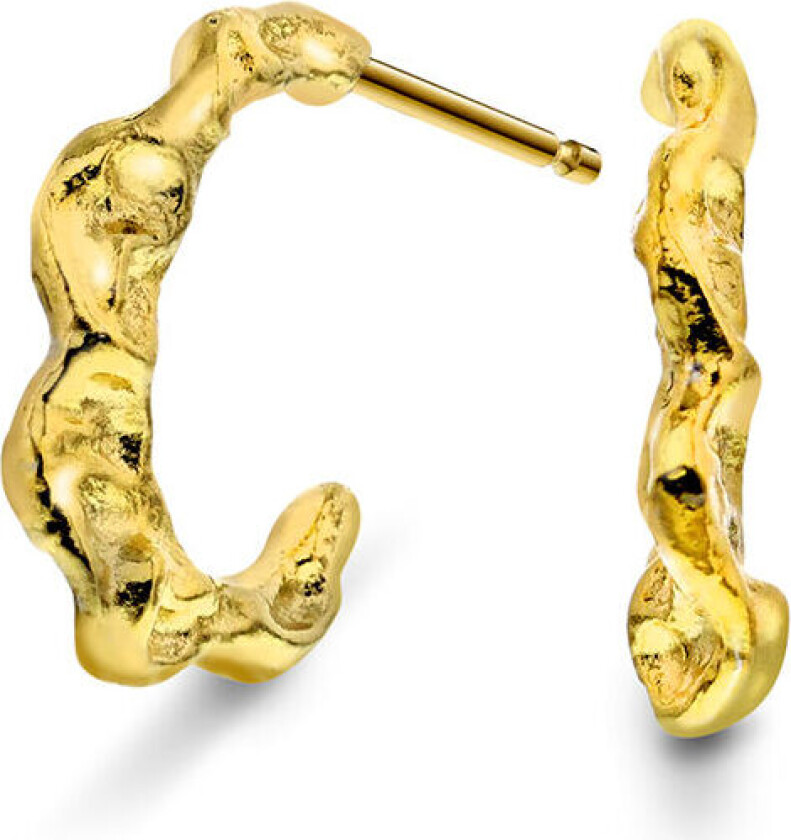 Shapes by Gulldia, Breeze øredobber i forgylt 925 sølv