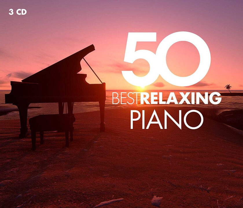 Various Composers : 50 Best Relaxing Piano CD Box Set 3 discs (2018)