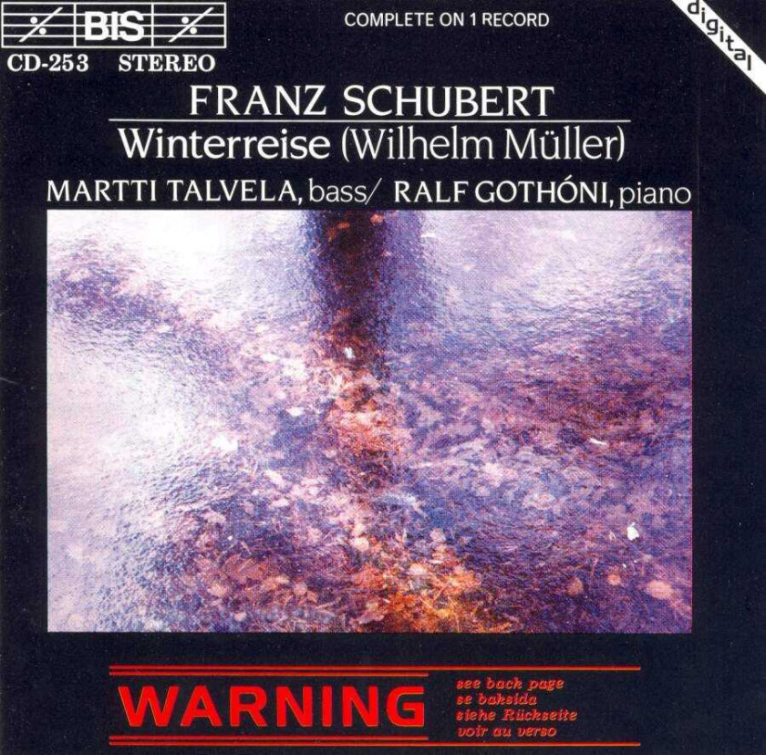 Winterreise - Text By W. Muller (Talvela, Gothoni) CD (1995)
