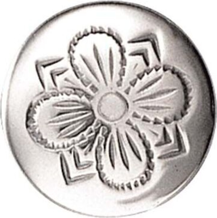 Bilde av Knapp i 830 oksidert sølv, 19 mm