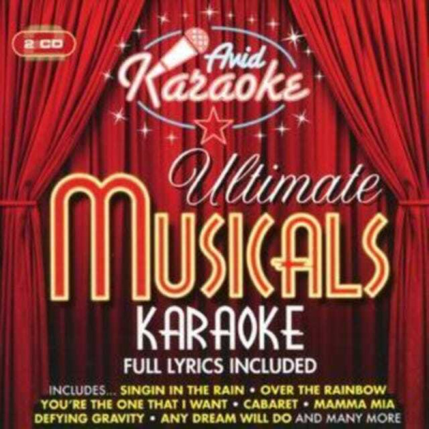 Ultimate Musicals Karaoke CD 2 discs (2008)