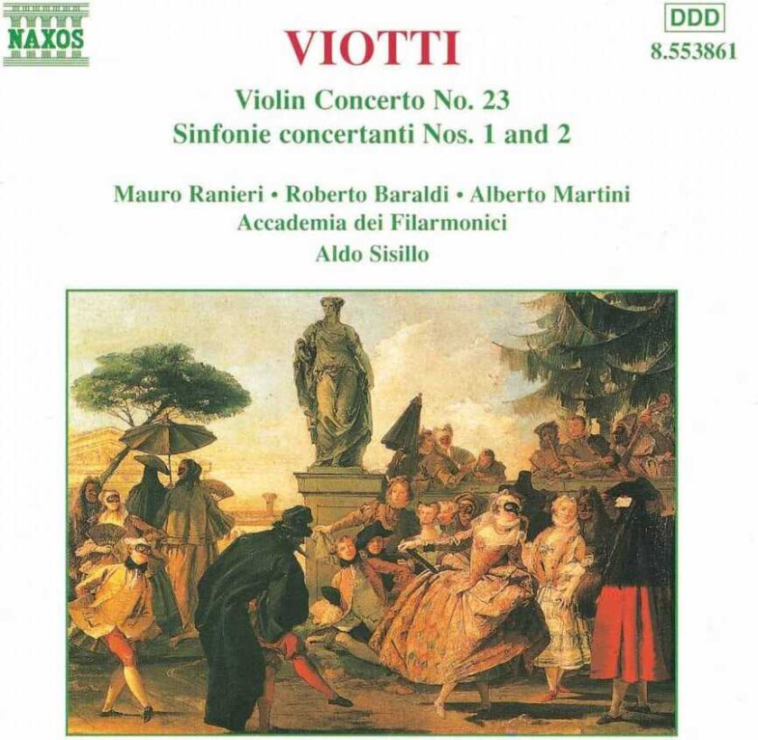 Giovanni Battista Viotti : Violin Concerto No. 23/Sinfonie concertanti Nos. 1