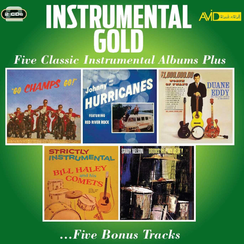 Sandy Nelson and more : Instrumental Gold - Five Classic Instrum CD