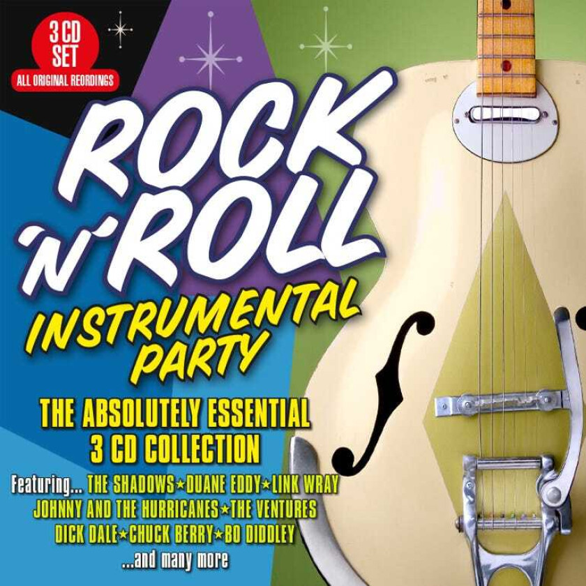Various Artists : Rock ‘N’ Roll Instrumental Party CD Box Set 3 discs (2018)
