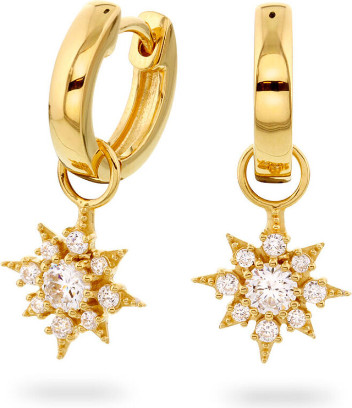 , Øredobber i sølv med zirkonia