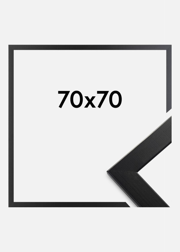 Ramme Trendline Akrylglass Svart 70x70 Cm