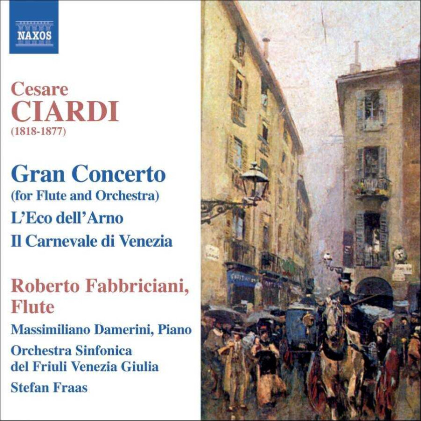 Cesare Ciardi : Gran Concerto in D, Fantasia for Flute and Orchestra (Fraas) CD