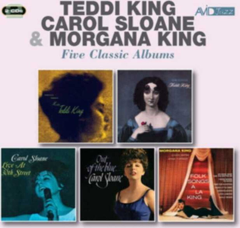 Teddi King : Five Classic Albums CD 2 discs (2015)